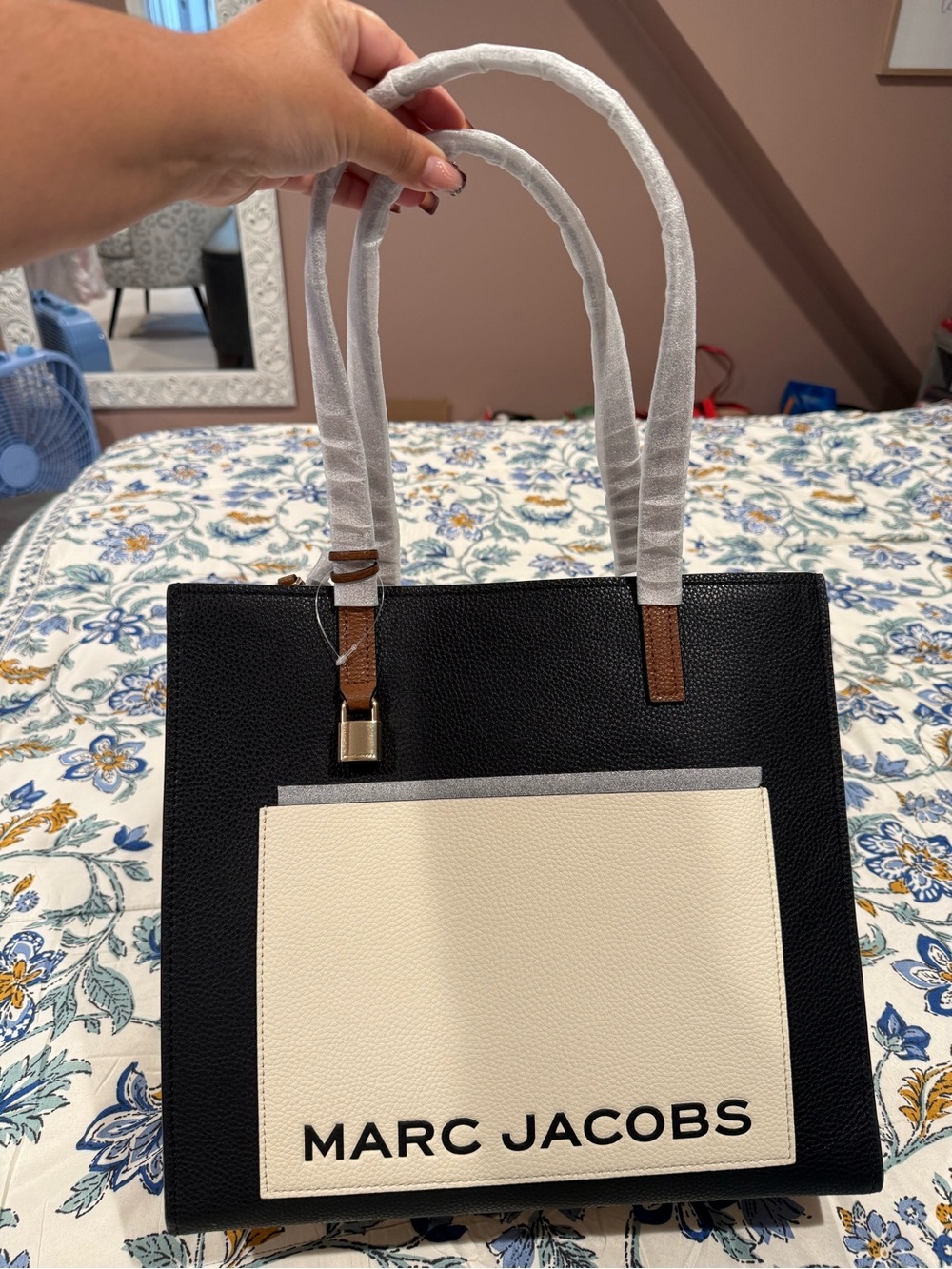 NWT Marc Jacobs color block bold tote